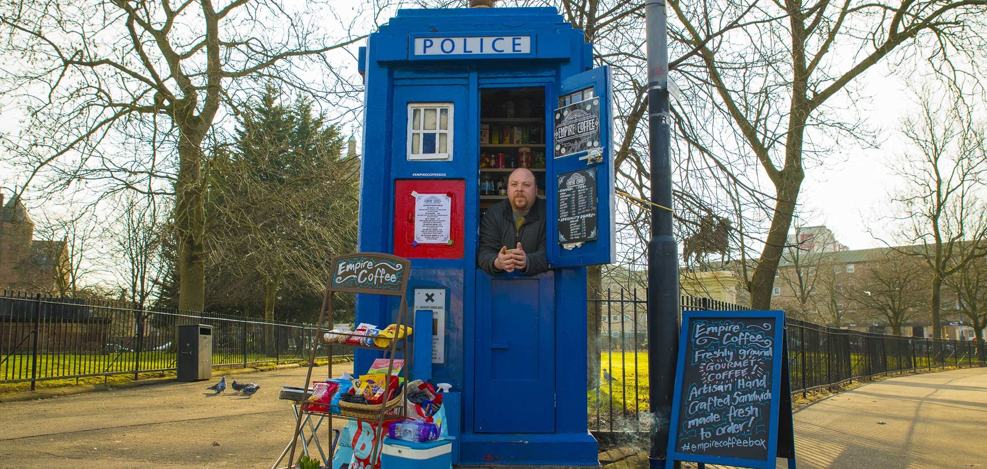 police box escocia siredwards roadtrip