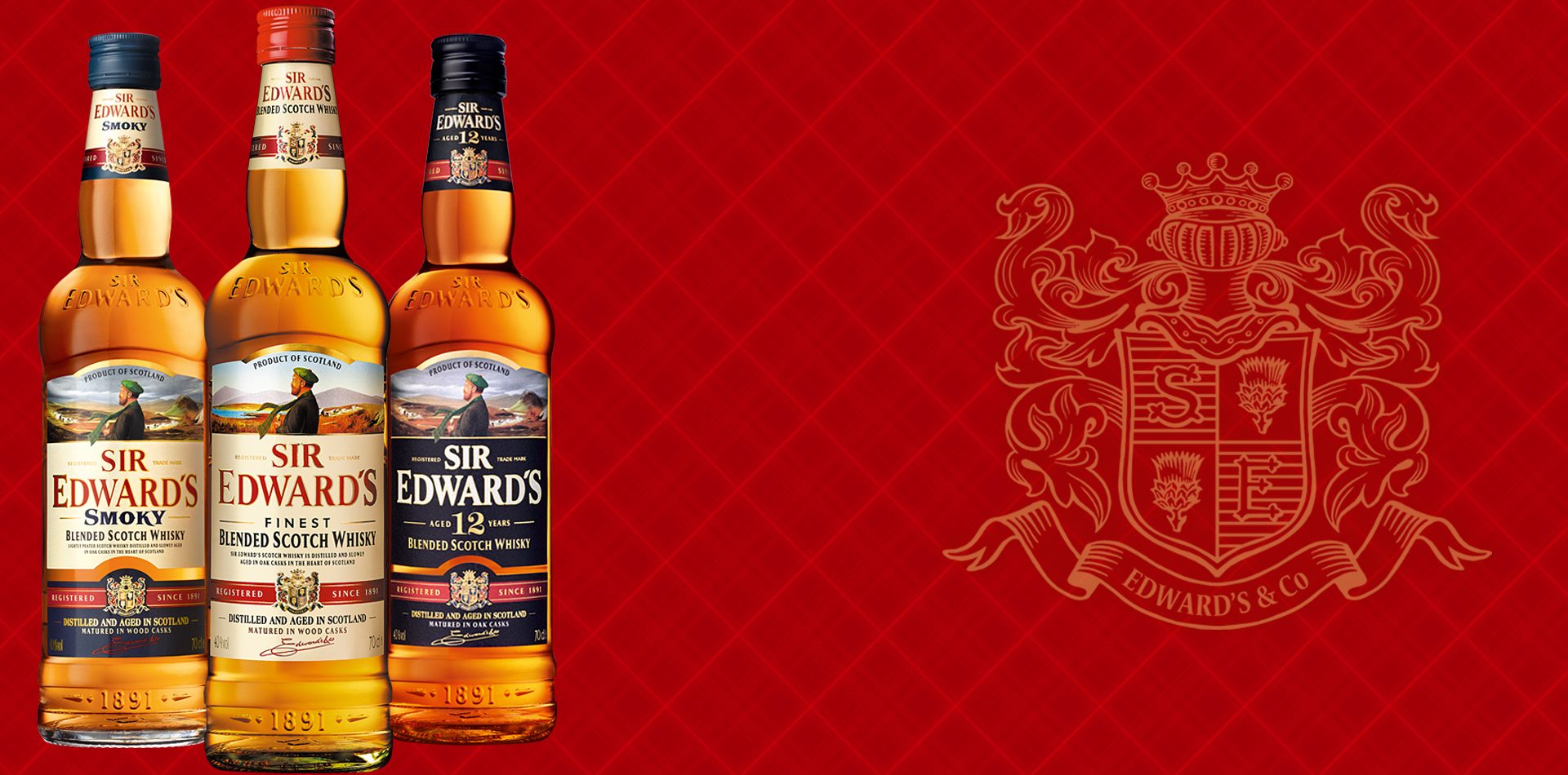 La marca de whisky SIR EDWARDS Whisky Sir Edward